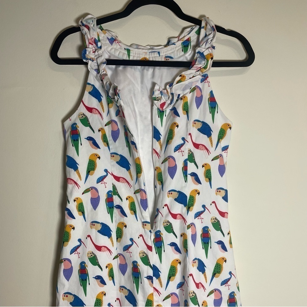 Anthropologie Parrot Shift Dress by Larke Size Small Cotton - Picture 9 of 10